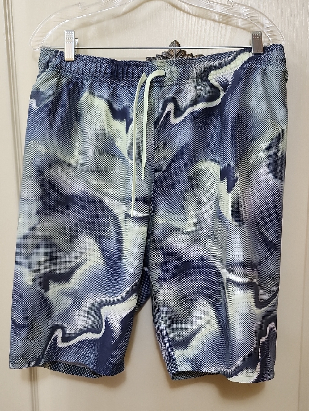 NIKE LIQUID AQUA WATER PRINT SWIM SHORTS